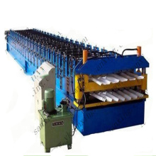 double layer galvanized  roof roll forming machine